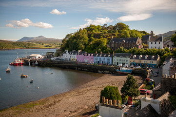 Fototapeta premium Portree Harbour on Isle of Skye