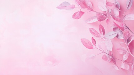 Naklejka premium Soft Pink Floral Background