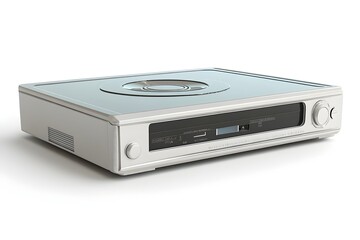 Obraz premium Sleek and Stylish Modern CD Player Device with Minimalist Design