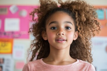 Confident Student Presenting Project in Classroom - Silhouette of Dynamic Education Speaker with Strong Presentation Skills