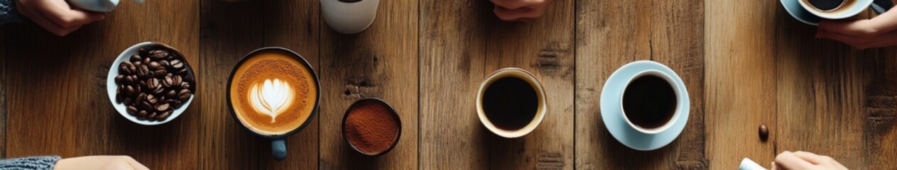 Friends Gather Over Coffee: A Warm International Coffee Day Celebration of Togetherness and Flavor.