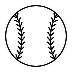 Baseball ball. Baseball in styles from simple black and white to  full colour. Softball, baseball ball in styles, sport equipment. Style vector symbol stock illustration web. 