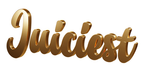 Luxury 3D gold text 