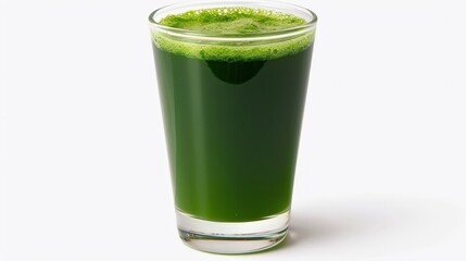 Refreshing Green Juice in Illustrative Style for Food Magazine Promotion