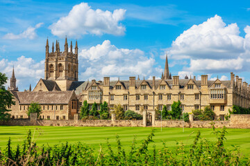 Merton College building. Oxford, England