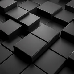 How about this: Abstract 3D cubes with a geometric pattern and red highlights, representing a modern, architectural design