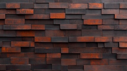Obraz premium Rustic Brick Wall Texture - Abstract Brickwork Pattern, Brick Wall, Brickwork, Architecture
