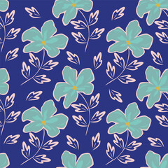 Textile and digital seamless floral vector design