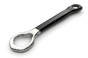 Obraz premium Stainless Steel Wrench on White Background