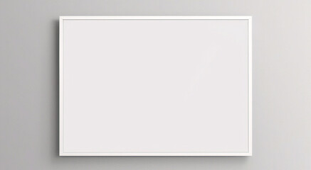 リアルなフォトフレームのモックアップ。白い空白の壁に垂直の大きな A3、A4 フレームのモックアップ。シンプル、クリーン、モダン、ミニマルなポスター フレーム。垂直の白い額縁のモックアップ。国際用紙サイズ	