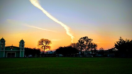 cielo con nube