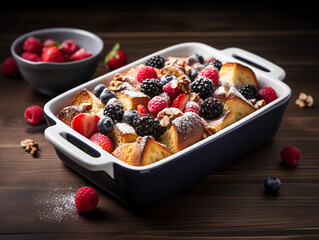Mixed Berry French Toast Bake