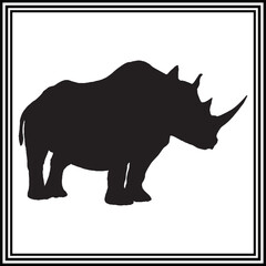 Big Rhino silhouette