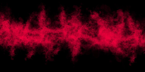 Red realistic fog or mist brush effect smoke vape texture overlays vector cloud. Dark red grungy canvas texture. Stains on paper texture. abstract red background texture wall wallpaper.