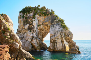 Naklejka premium 立巌岩