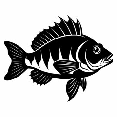 Perch Black silhouette