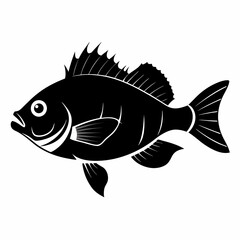 Perch Black silhouette