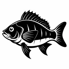 Perch Black silhouette