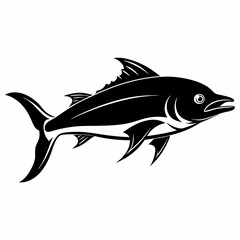Mahi-mahi Black silhouette