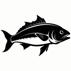 Mahi-mahi Black silhouette
