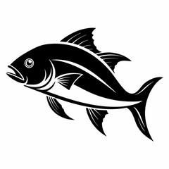 Mahi-mahi Black silhouette