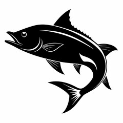 Mahi-mahi Black silhouette