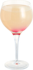 Transparent Hemingway Daiquiri, Bellini, French 75, drink cocktail high details - Ready to use Premium PNG Cutout isolated image