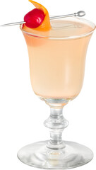 Transparent Hurricaine, El Bohemio, Viski Raye, Whiskey sour drink cocktail high details - Ready to use Premium PNG Cutout isolated image