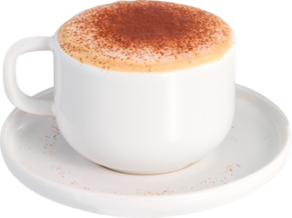 Cappucino, Mocha, coffee mug, cup high details  - Ready to use Premium PNG Cutout isolated image