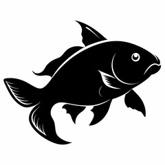 Carp Black silhouette