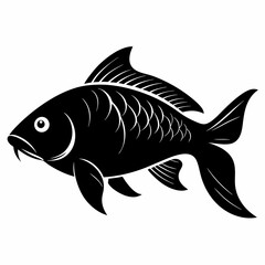 Carp Black silhouette