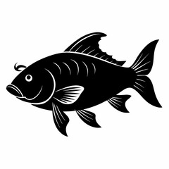 Carp Black silhouette