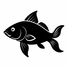 Carp Black silhouette