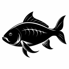 Carp Black silhouette