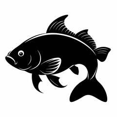 Carp Black silhouette