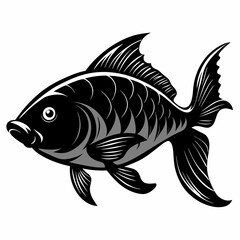 Carp Black silhouette