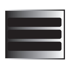 Fototapeta premium menu button icon. menu button sign and symbol icon. menu button icon on a white background.