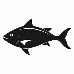 Halibut Black silhouette