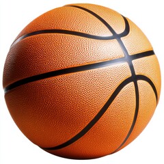Fototapeta premium basketball ball isolated on white