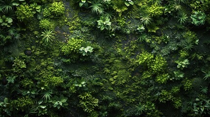 Obraz premium Abstract Moss Green background featuring natural, moss-like textures and deep green tones