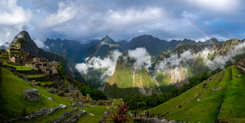 Rainbow at Machu Picchu