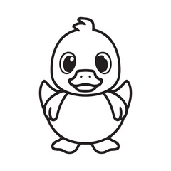 cute duck vector design