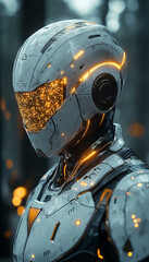 Fototapeta premium Futuristic robot
