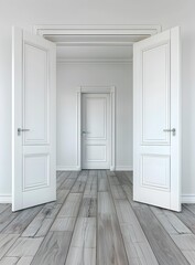 White Doors Open To New Possibilities