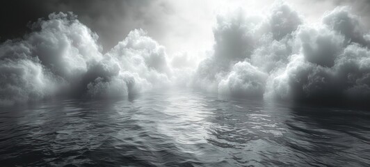 Fototapeta premium Abstract Misty Grey background