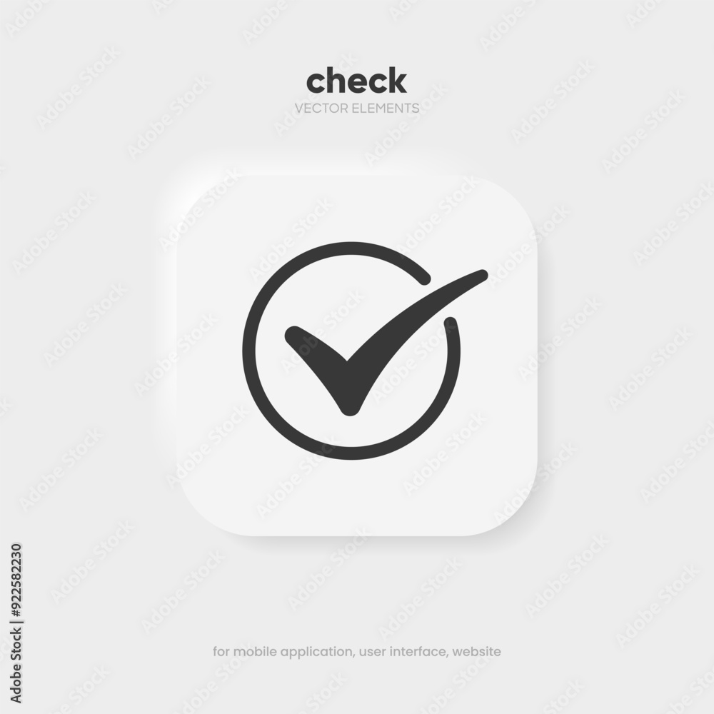 Poster yes or no icon. green tick symbol and red cross sign in circle. checkmark and check icon. approval. 