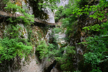 A view from the Horma Canyon hike in Pinarbasi, Kastamonu, Turkey

