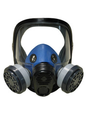Gas Mask with transparent face ready for your project isolated on transparent background