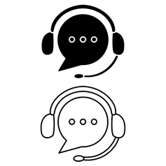 Headphones Logo can be used for company, icon, and others.