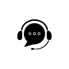 Obraz premium Headphones Logo can be used for company, icon, and others.